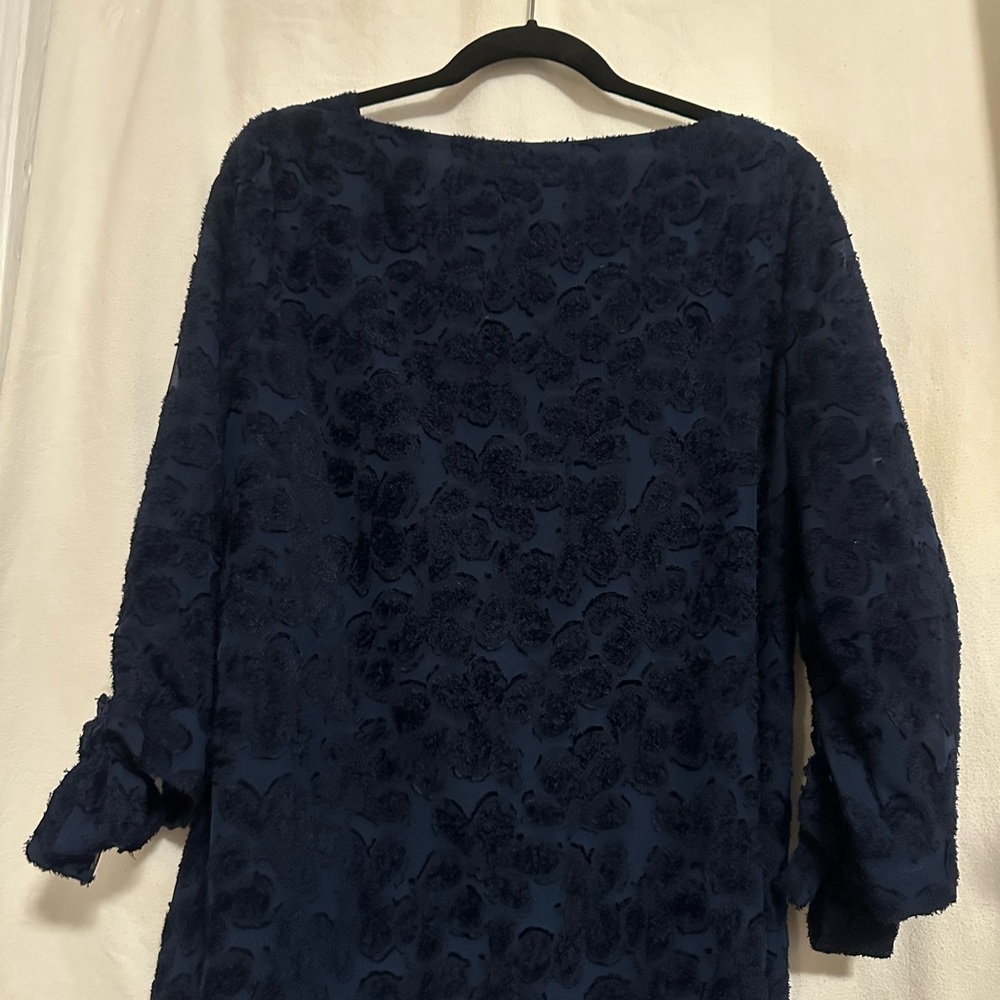 Banana Republic Deep Blue Floral Blouse